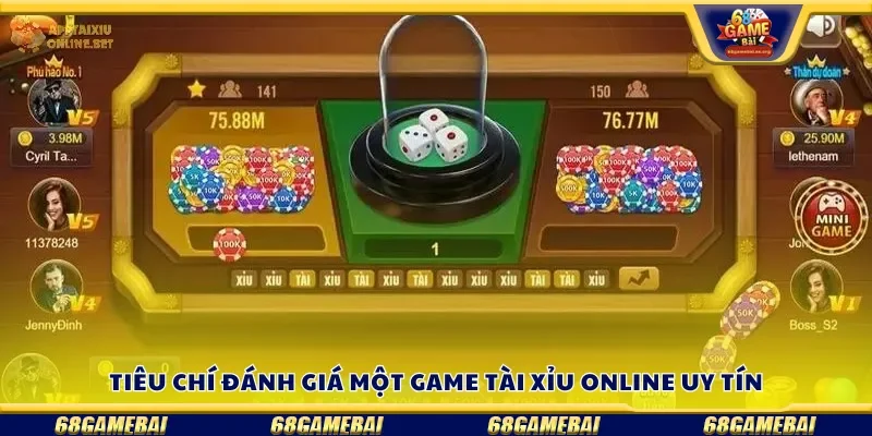 Các tiêu chí đánh giá một game tài xỉu online uy tín
